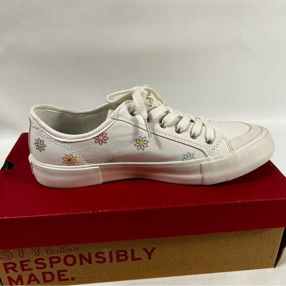 Levis-Women's Anika Newmericana Floral Winter White/Multi Sneaker-Size 7.5 B (M) - Picture 2 of 8